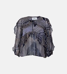 Angela Ruffle Detail Top