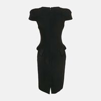 Dolce Gabbana Leopard-print Textured Mini Dress M Preowned
