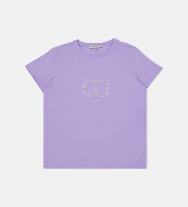 Rhinestone Oval T T-shirt