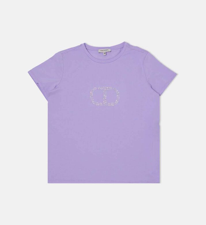 Rhinestone Oval T T-shirt