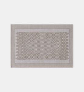 Jacquard Club Satin Cotton Linen Textured Placemat, Packshot View