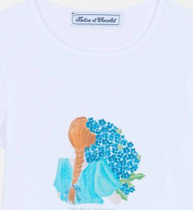 تيشيرت دولتشي فيتا بأكمام مكشكشة