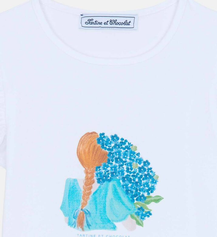 تيشيرت دولتشي فيتا بأكمام مكشكشة