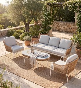 Home Deco and More Olivia Single 3-seater Salon Set, Packshot View
