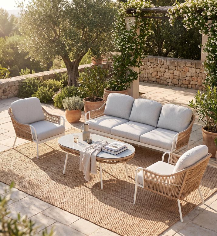 Home Deco and More Olivia Single 3-seater Salon Set, Packshot View