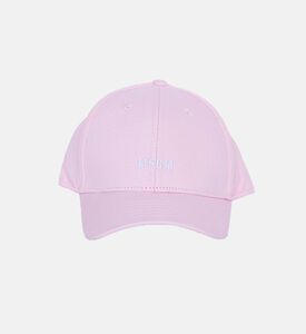 Embroidered Logo Cotton Cap