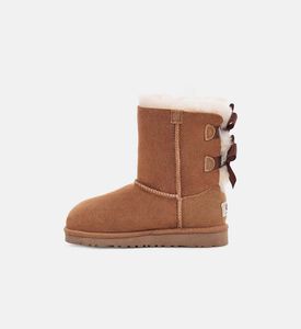 Baily Suede Leather Bow Boots