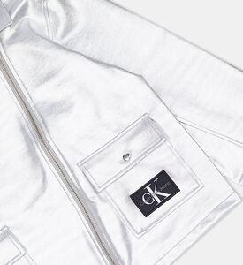 Jersey Metallic-effect Logo Jacket Jersey Metallic-effect Logo Jacket