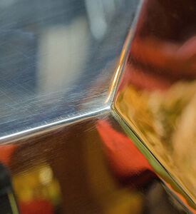 Boulder Stainless Steel Side Table