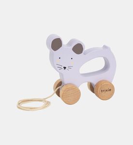 Mrs. Mouse Wooden Pull-along Toy