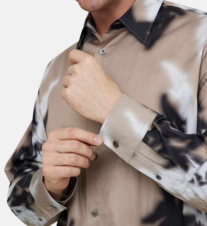 قميص بوبلين إلوجن ثورن مصبوغ