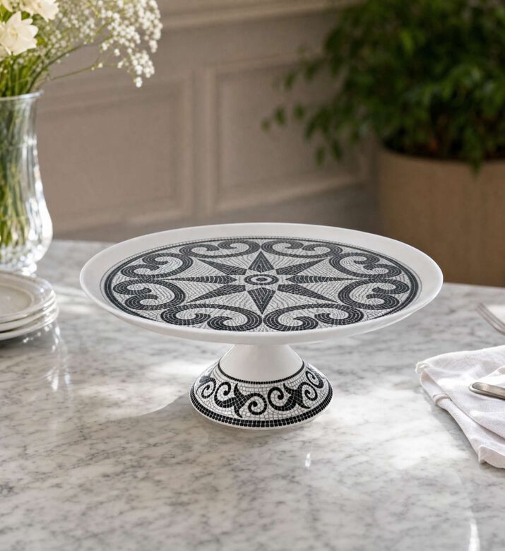 Vista Alegre Calcada Portuguesa Cake Stand, Model View