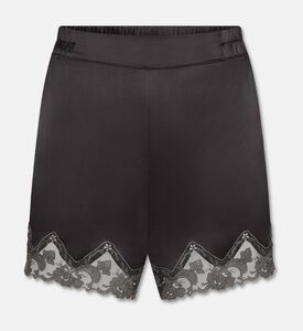 Chantelle Satin Lace-trimmed Shorts, Packshot View