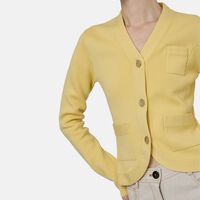 V-neck Long-sleeve Jacket