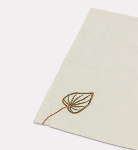 Home Deco and More Leaf Embroidered Napkin, Packshot View