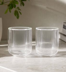 Gusta Fika Double-wall Glasses 2-piece Set 100 Ml, Model View