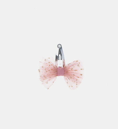 Glittered Bow Hair Clip