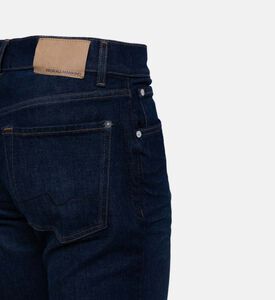 Straight Slim-fit Cotton Jeans