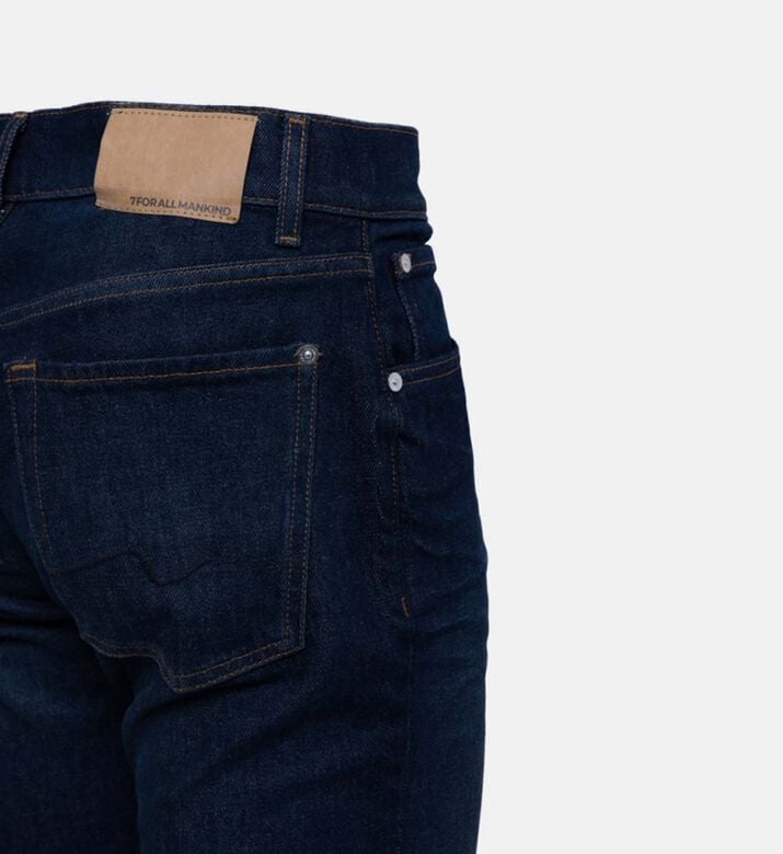 Straight Slim-fit Cotton Jeans