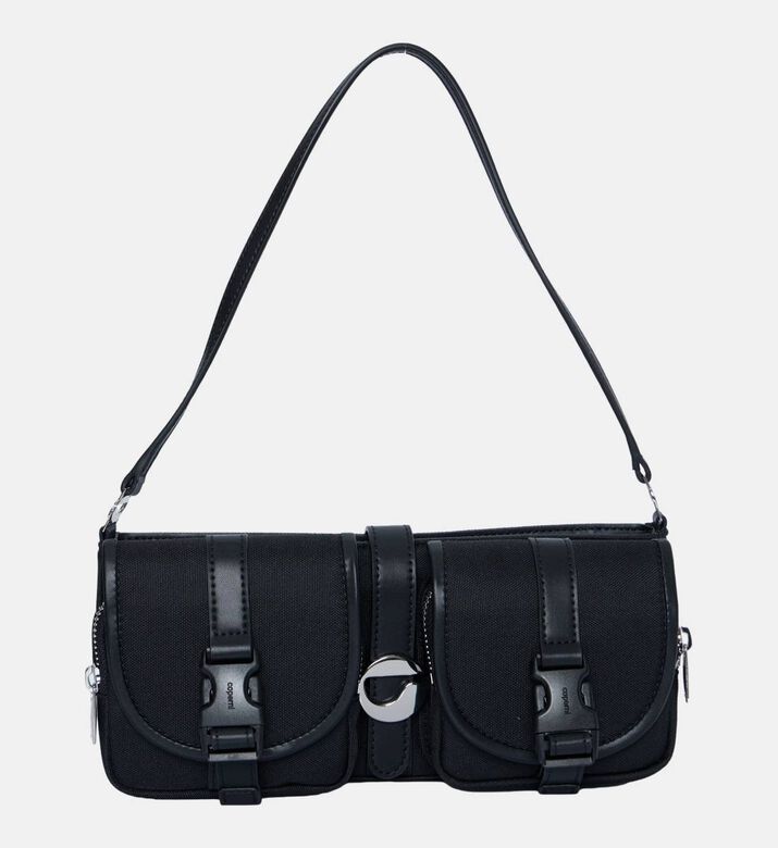 Buckle Closure Crossbody Bag