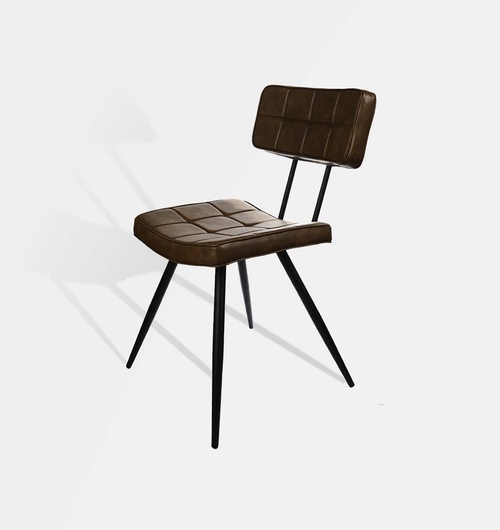 Leather Square-shaped Mappy Chair