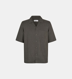 Short-sleeve Button Closure Shirt