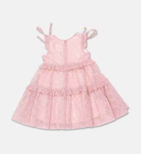 Poca and Poca Bow Shoulder Flared Dress, Packshot View