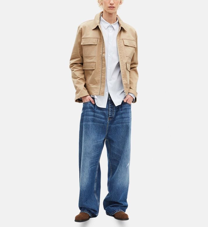 The Kooples Blou Coton, Model View