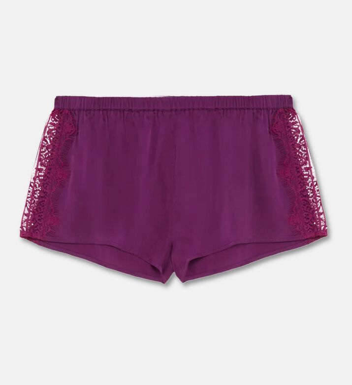 Simone Perele Satin Lace-trim Night Shorts, Packshot View