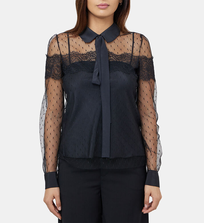 Sheer Point D Esprit Blouse