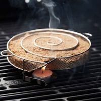 مدخن حلزوني معدني بارد