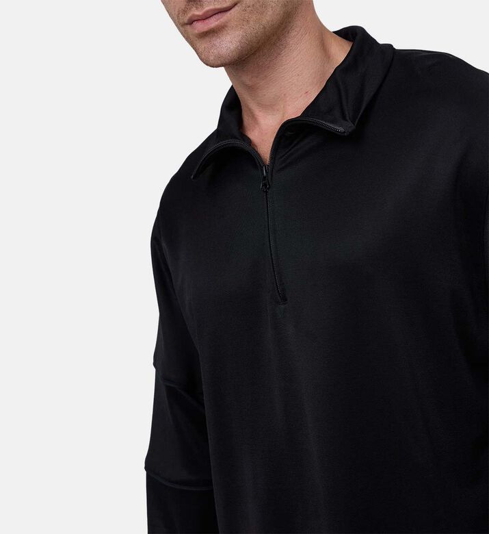 Half-zip Long-sleeve Top