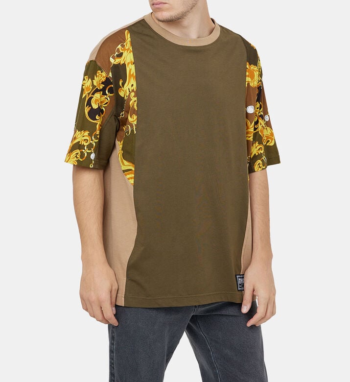 Cotton Baroque-print T-shirt Cotton Baroque-print T-shirt