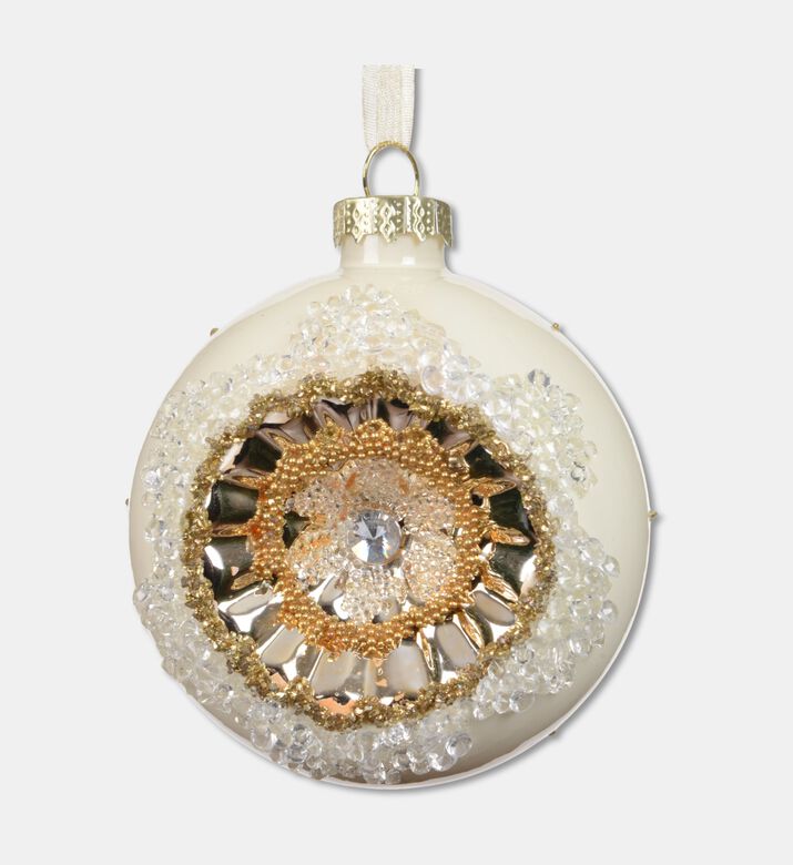 Kaemingk Baubles Glass Enamel Sparkle, Packshot View