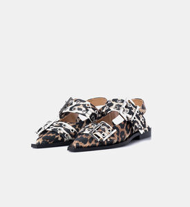 صندل بإبزيم بطبعة فهد