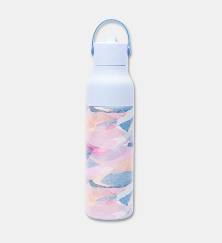 Lund London Cylindrical Water Bottle Indigo Spots, Packshot View