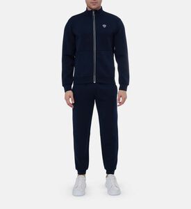 طقم طويل الأكمام بسحاب إغلاق