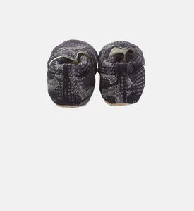 Army Blue Non-slip Moccasins