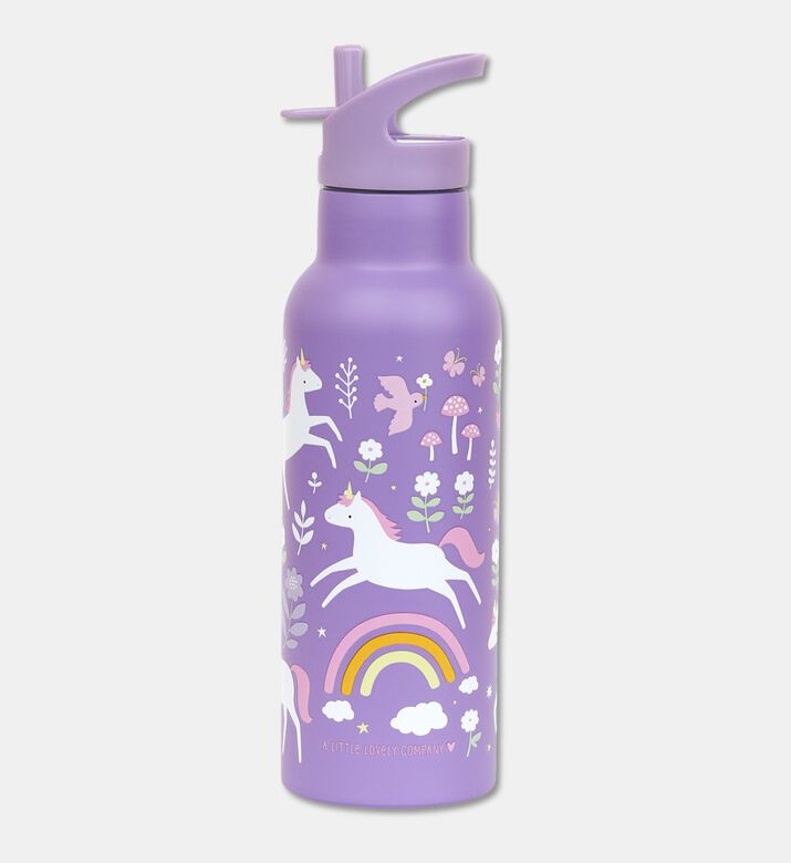 A Little Lovely Company Water Bottle 500ml Unicorn, Packshot View