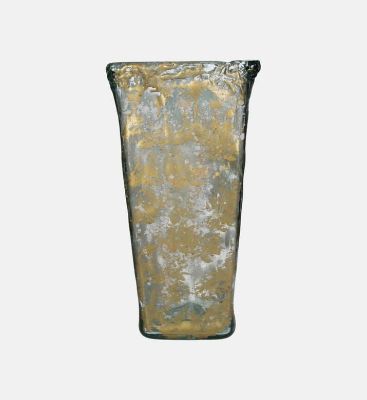 مزهرية زجاجية معاد تدويرها من ماربل مانيا