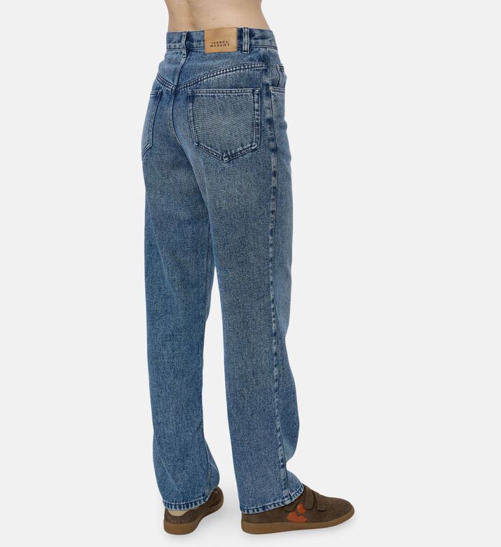 Isabel Marant Mid-wash Boyfriend-fit Jeans, Model View