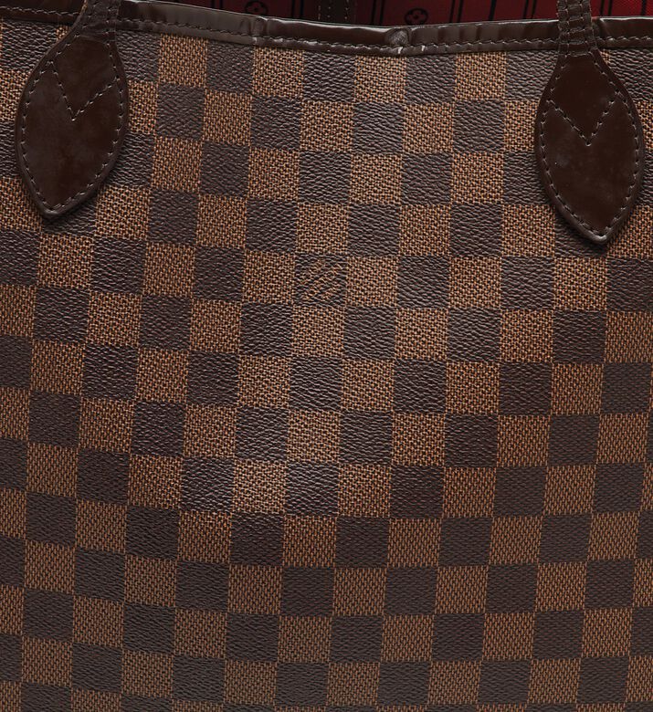 Louis Vuitton Preowned Louis Vuitton Damier Ebene Canvas Neverfull Bag, Packshot View