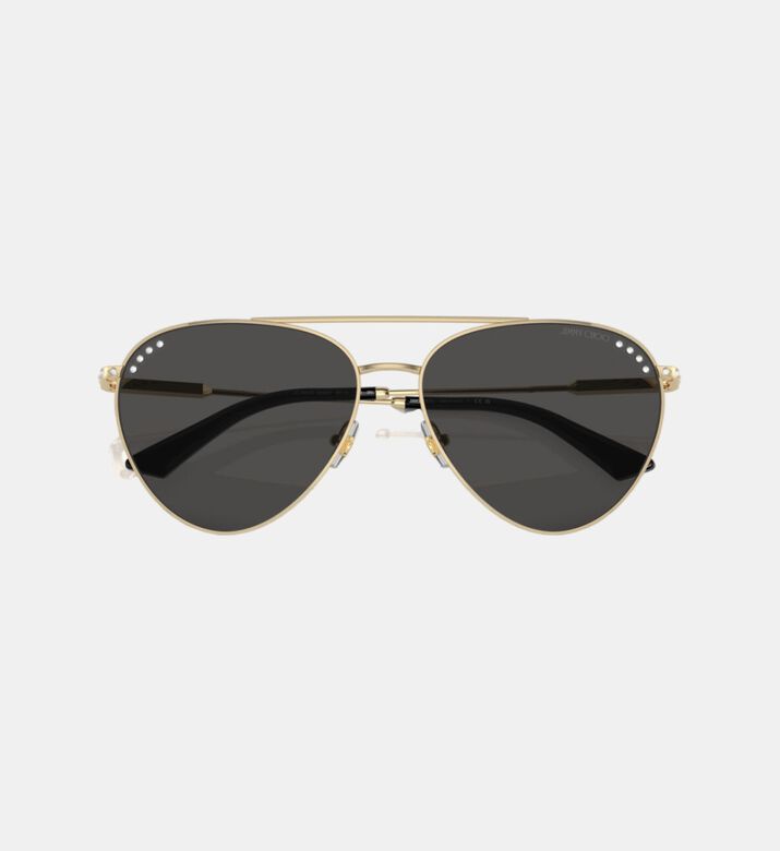 Crystal Accents Aviator Sunglasses
