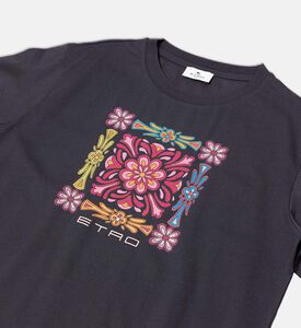Cotton Floral-print Regular-fit T-shirt