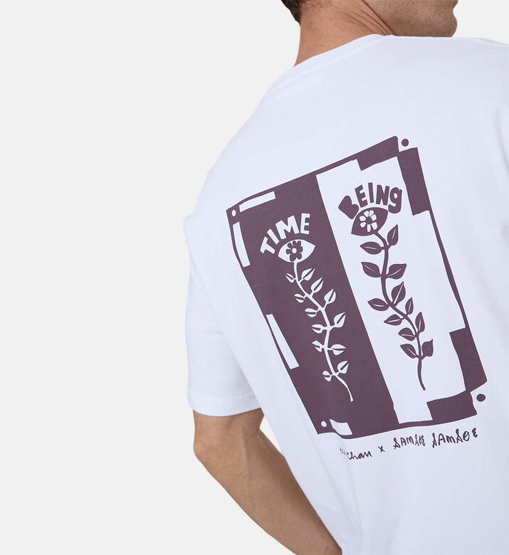 Floral Print Crew Neck T-shirt