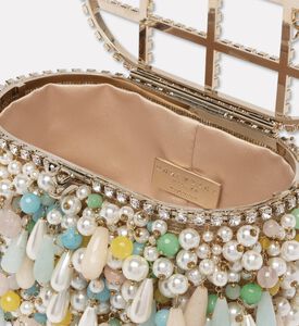 Rosantica Mini Holli Brina Beaded Cage Bag, Packshot View