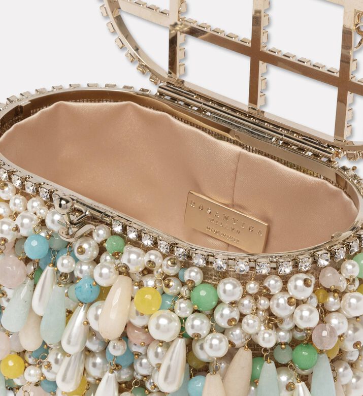 Rosantica Mini Holli Brina Beaded Cage Bag, Packshot View