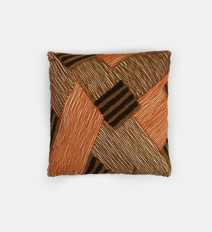 Stitch Cotton Square Cushion