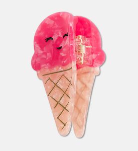 Luciole Et Petit Pois Raspberry Claw Clip, Packshot View