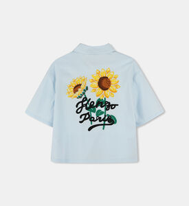 Cropped Button Closure Shirt